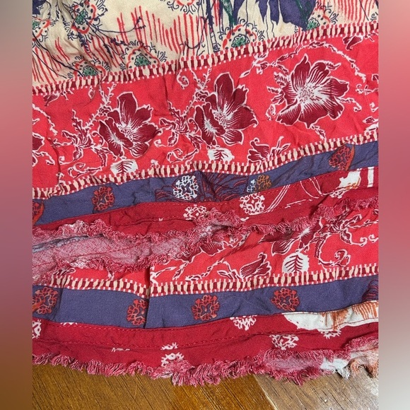 Maeve Anthropologie Kira Boho Floral Layered Maxi Dress - Picture 13 of 16
